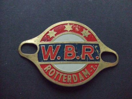 WBR (Willem Buitendijk Rotterdam ) fietsenzaak fietsplaatje
